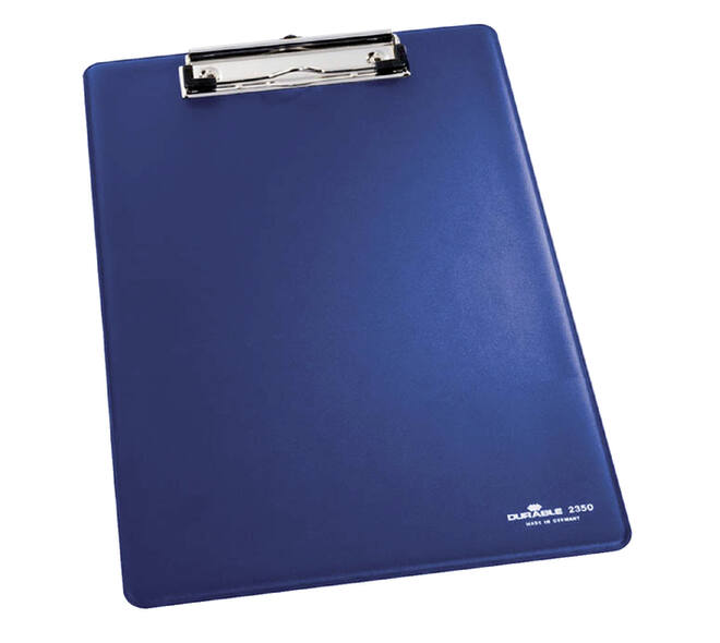 Klembord Durable 2350 A4 met kopklem blauw