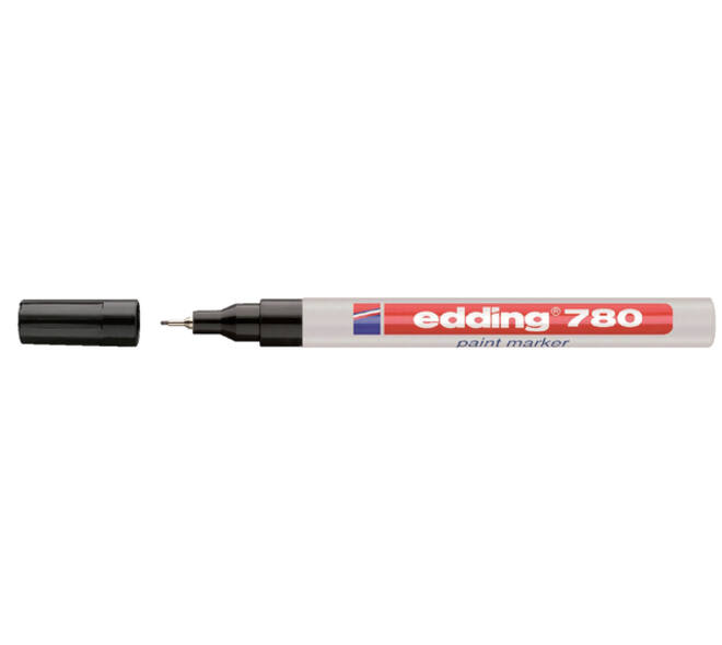 Paintmarker edding 780 op oliebasis 0.8mm zwart