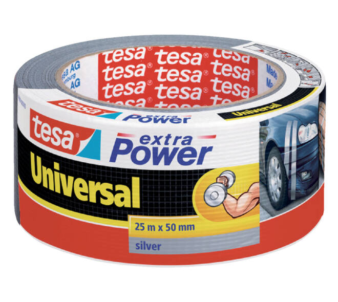 Duct tape tesa® extra Power Universal 25mx50mm grijs