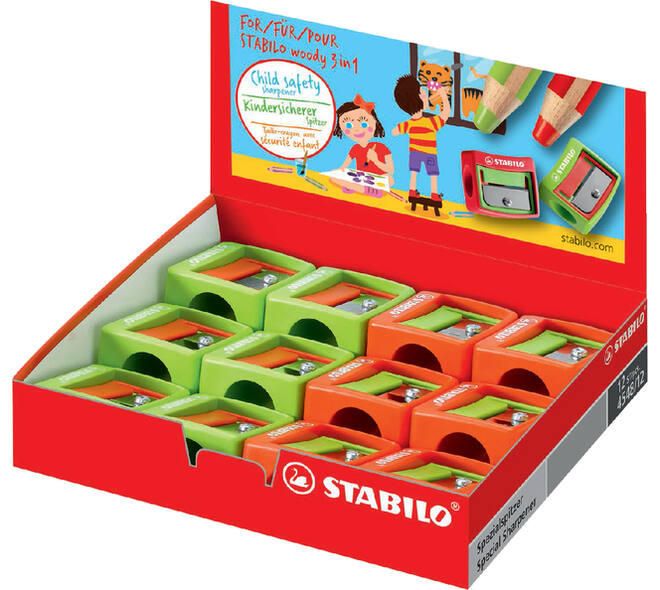 Puntenslijper STABILO woody 4548/12