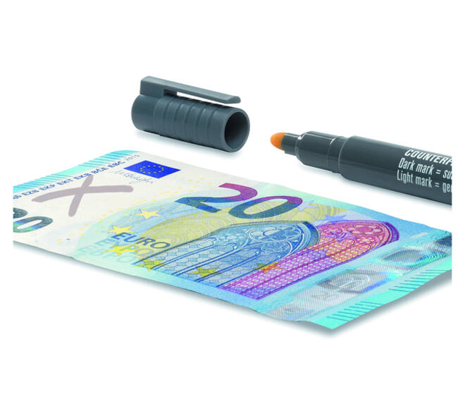 Valsgeld detectiepen Safescan 30 grijs blister à 3 stuks