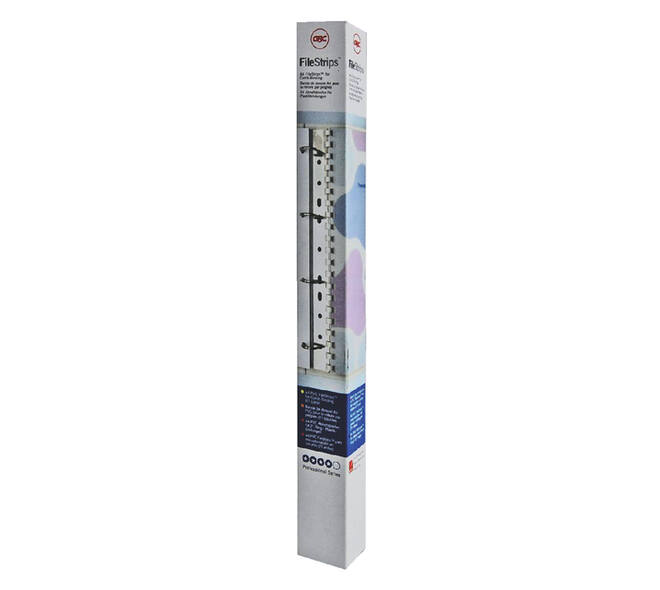 Filestrip GBC 34-gaats A4 transparant 100stuks