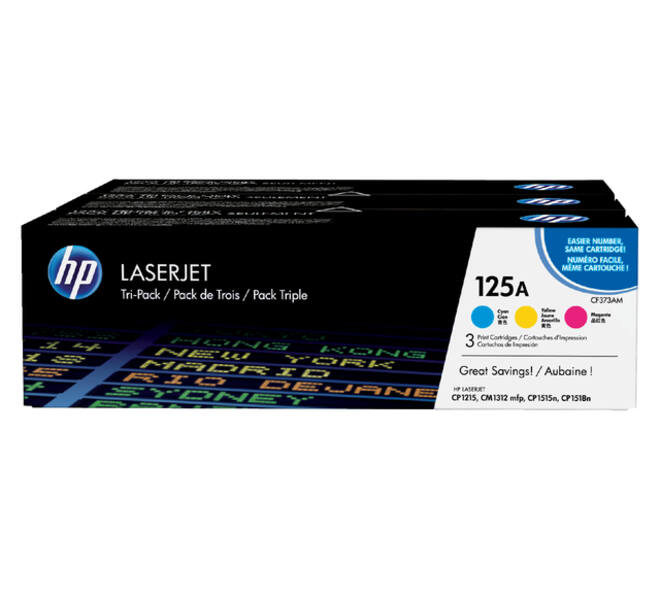 Tonercartridge HP CF373AM 125A 3 kleuren