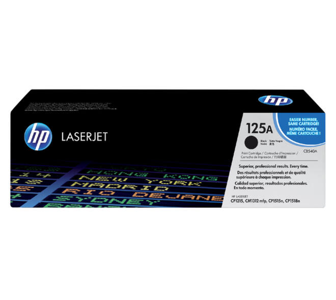 Tonercartridge HP CB540A 125A zwart