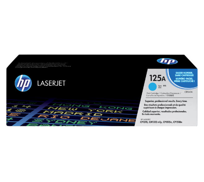 Tonercartridge HP CB541A 125A blauw