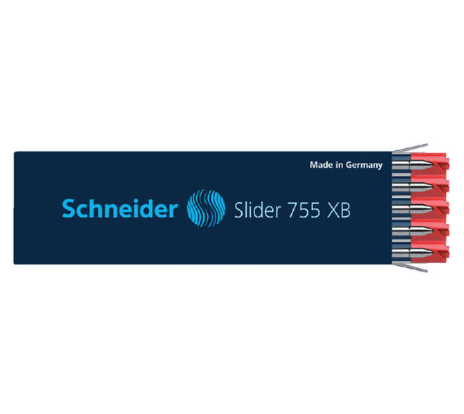 Balpenvulling Schneider 755 Slider Jumbo extra breed rood