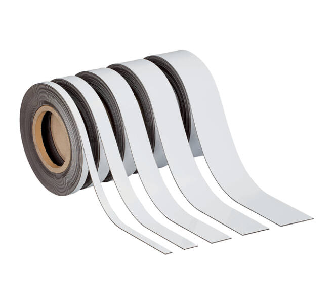 Magneetband MAUL beschrijf- wisbaar 10mx30mmx1mm wit