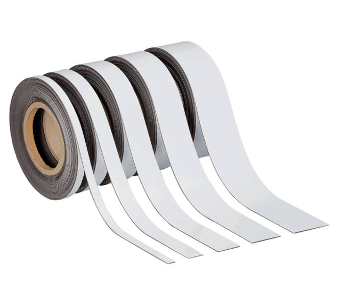 Magneetband MAUL beschrijf- wisbaar 10mx20mmx1mm wit