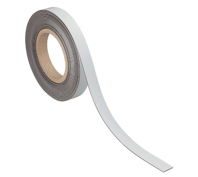 Magneetband MAUL beschrijf- wisbaar 10mx20mmx1mm wit