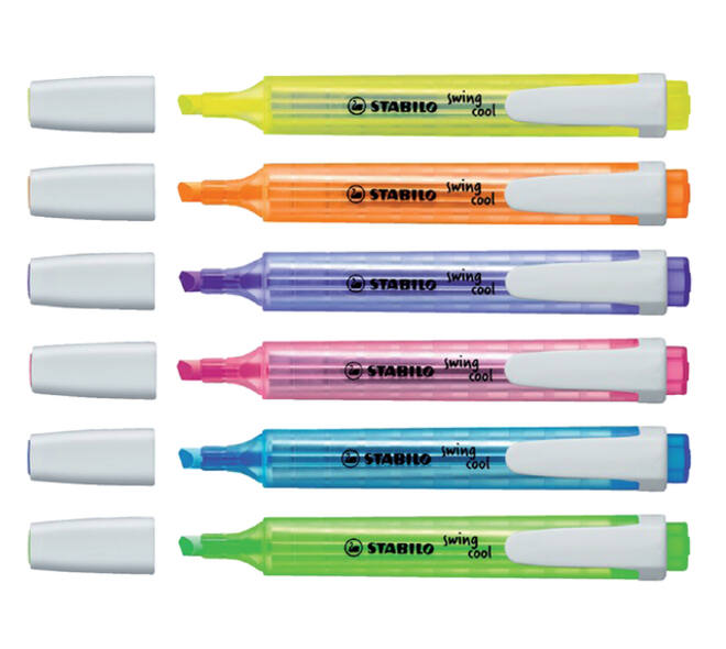 Markeerstift STABILO Swing cool 275/24 geel