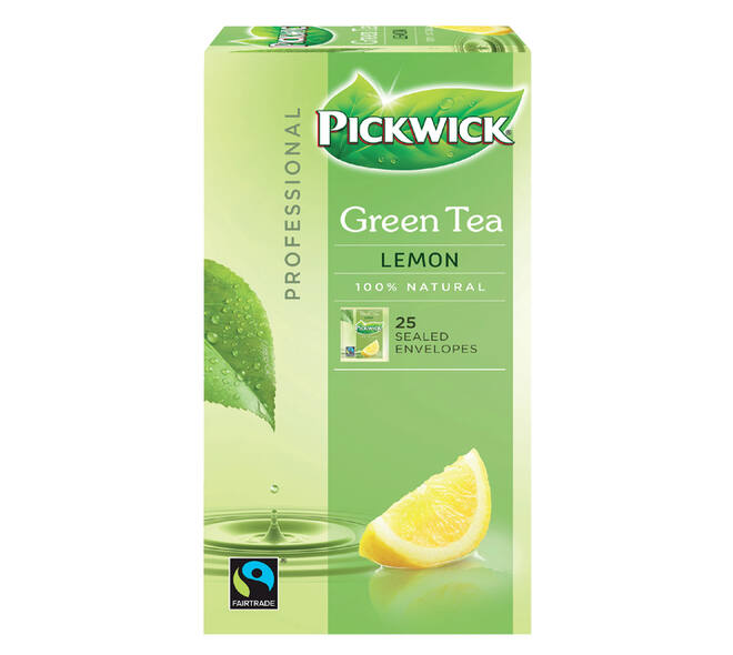 Thee Pickwick Fair Trade green lemon 25x1.5gr