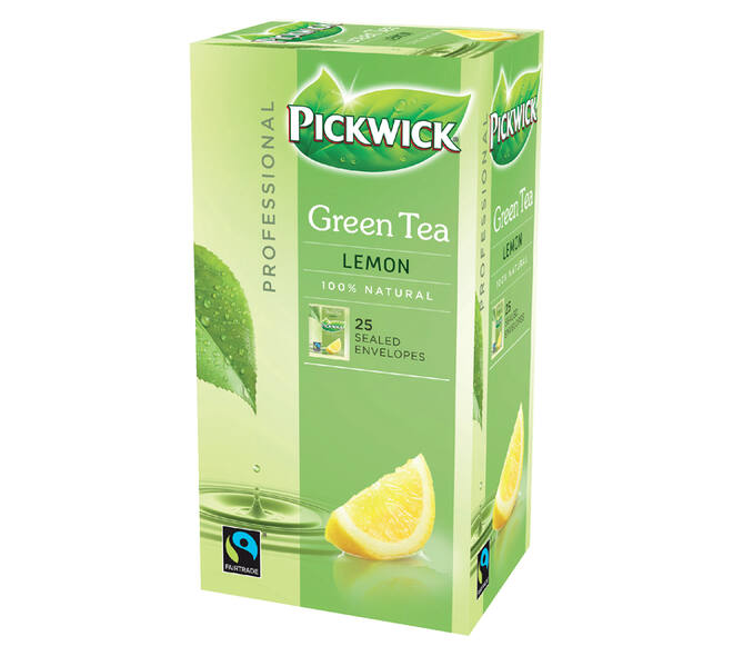 Thee Pickwick Fair Trade green lemon 25x1.5gr
