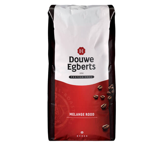 Koffie Douwe Egberts bonen Melange Rood 3kg