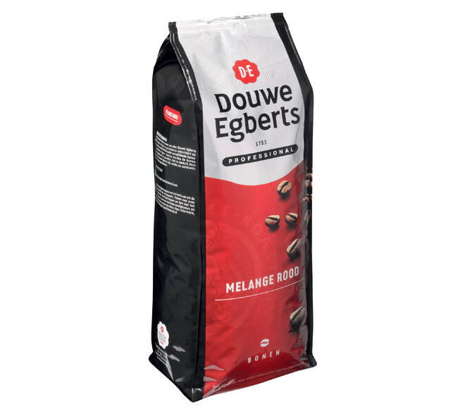 Koffie Douwe Egberts bonen Melange Rood 1kg