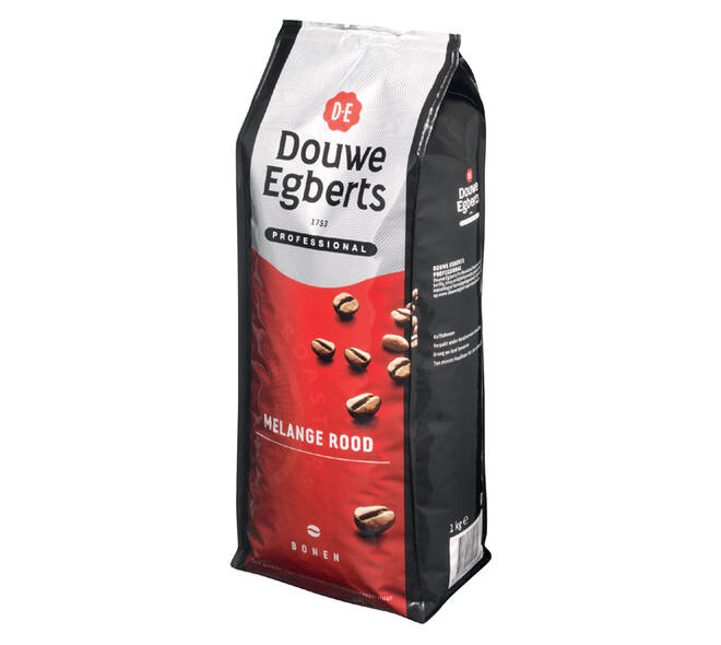 Koffie Douwe Egberts bonen Melange Rood 1kg