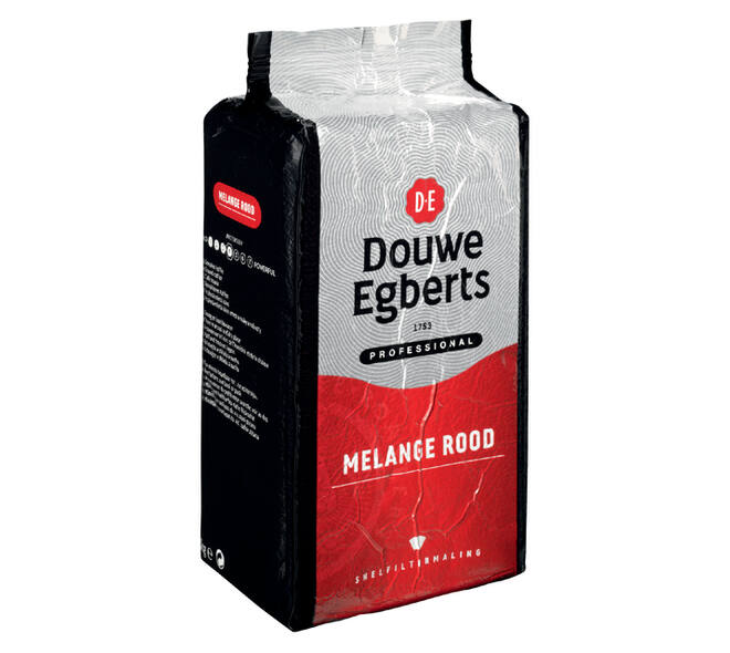 Koffie Douwe Egberts snelfiltermaling Melange Rood 1kg