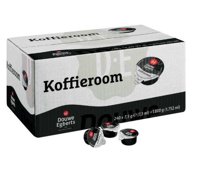 Koffiemelkcups Douwe Egberts halfroom 240x7.5gr