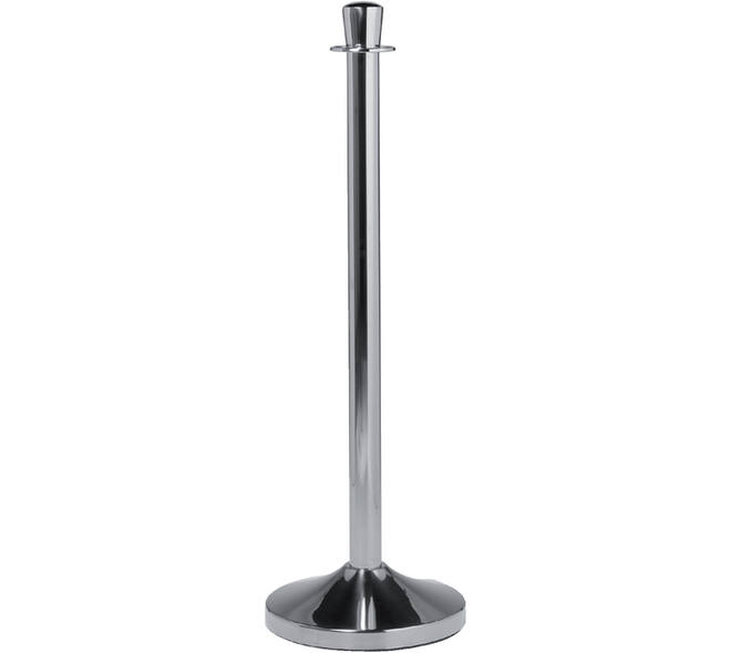 Afzetpaal Securit 100cm met voet chroom