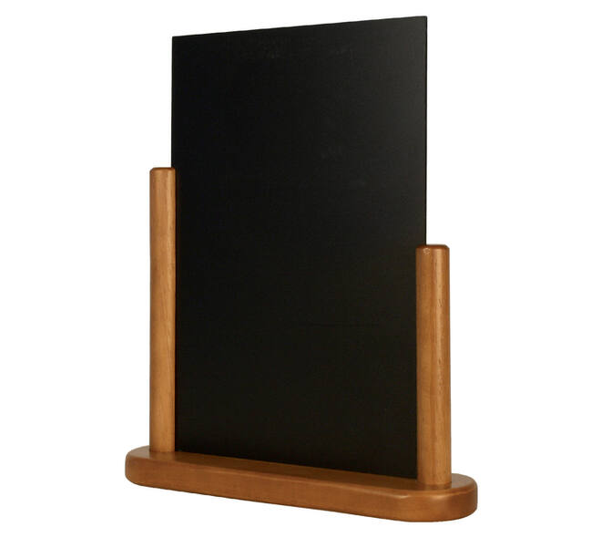 Krijtbord Securit 323x270x71mm teak hout