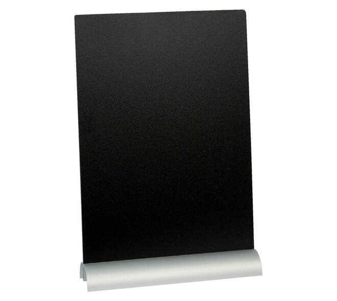 Krijtbord Securit A4 290x210x60mm voet aluminium