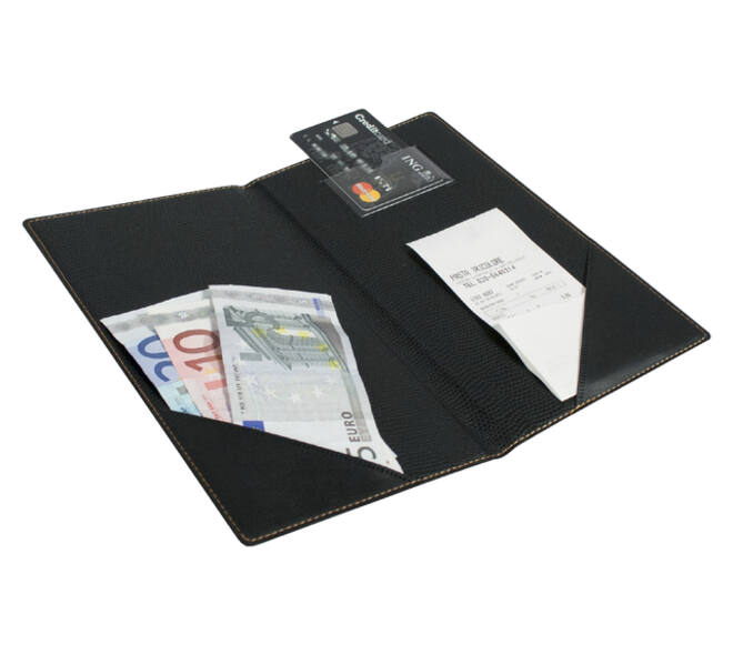 Betaalmap Securit Trendy 230x130mm zwart