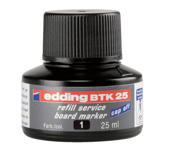 Viltstiftinkt edding BTK25 voor whiteboard zwart