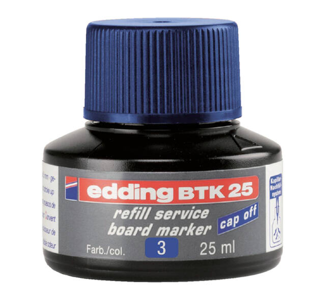 Viltstiftinkt edding BTK25 voor whiteboard blauw