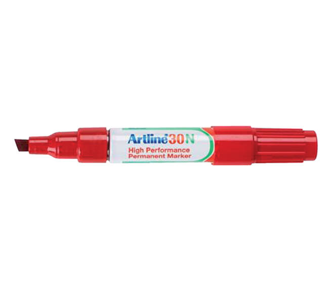 Viltstift Artline 30 schuin 2-5mm rood