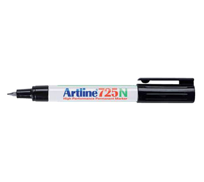 Fineliner Artline 725 rond fijn zwart