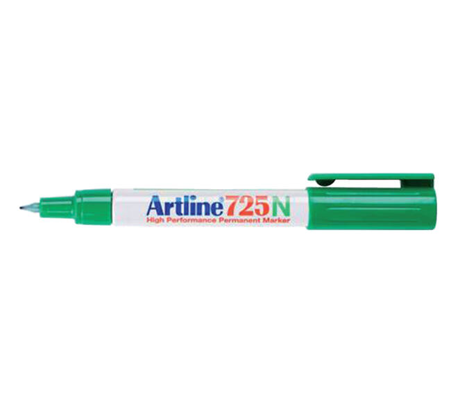 Fineliner Artline 725 rond fijn groen