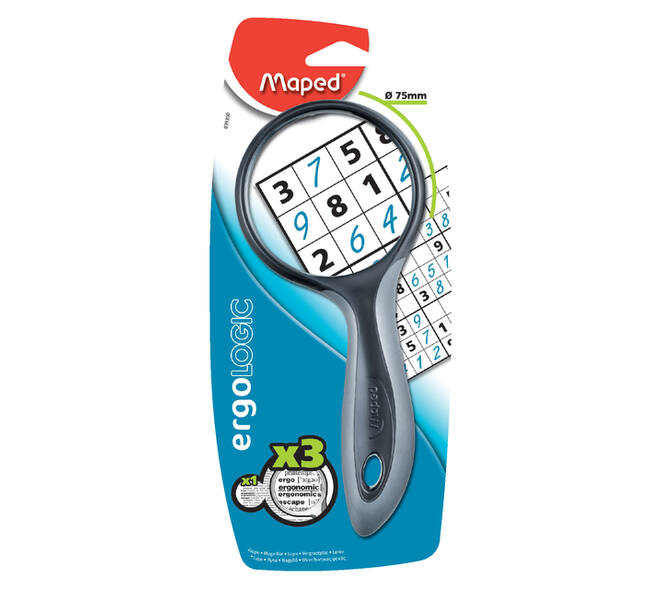 Loep Maped Ergologic 3x vergroting 75mm blister