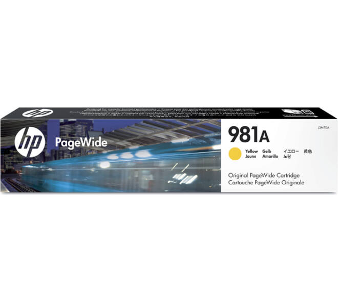 Inktcartridge HP J3M70A 981A geel