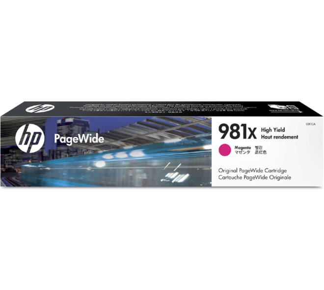 Inktcartridge HP L0R10A 981X rood