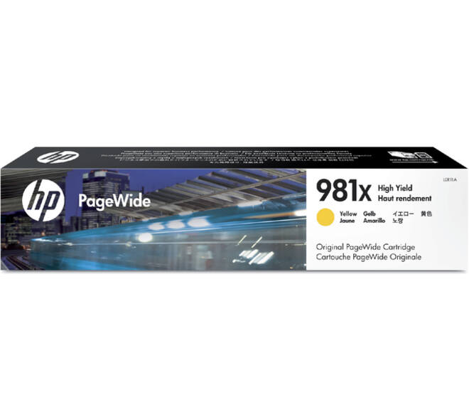 Inktcartridge HP L0R11A 981X geel