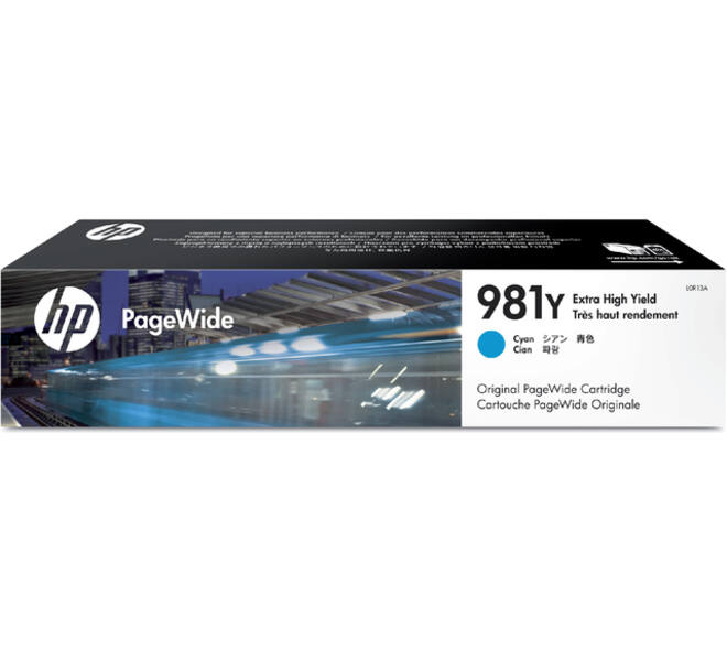 Inktcartridge HP L0R13A 981Y blauw