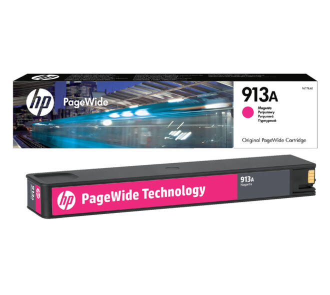 Inktcartridge HP F6T78AE 913A rood