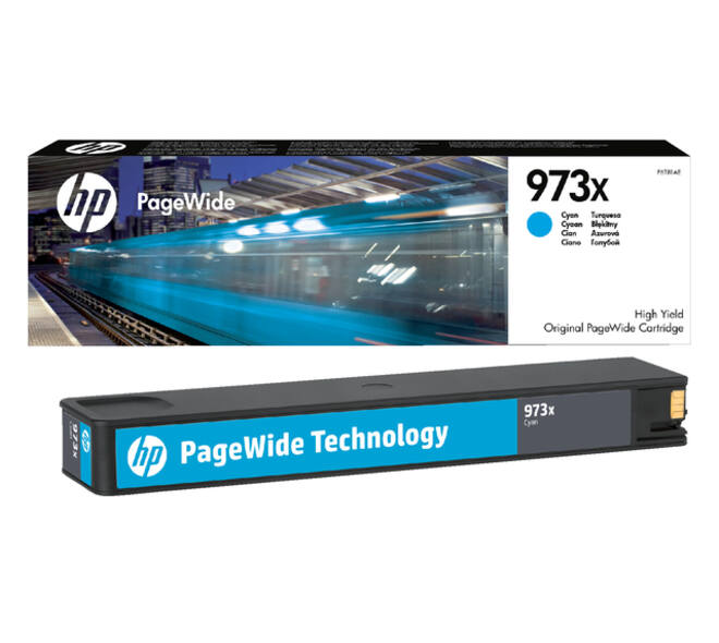 Inktcartridge HP F6T81AE 973X blauw