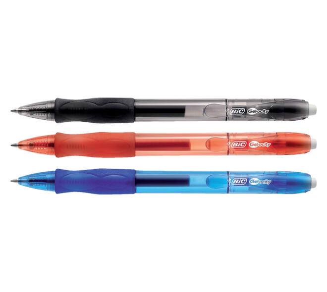 Gelschrijver Bic Gel-ocity medium blauw