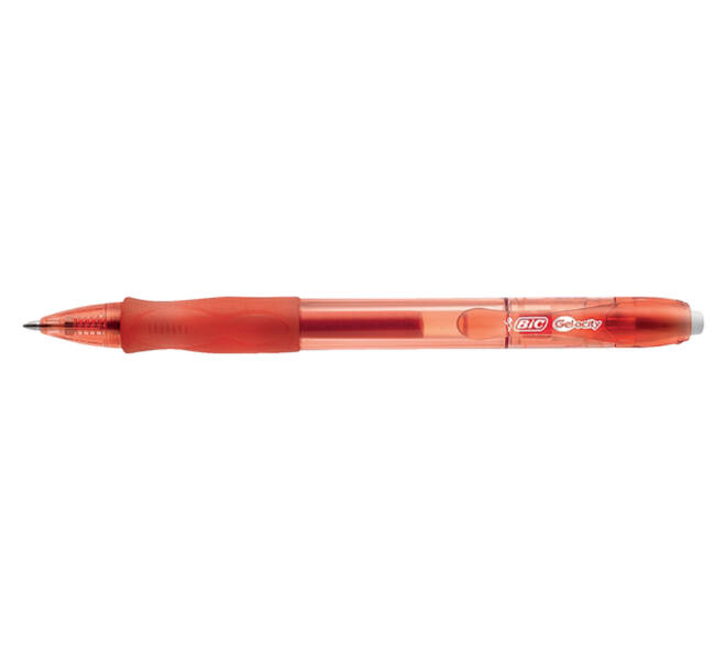 Gelschrijver Bic Gel-ocity medium rood
