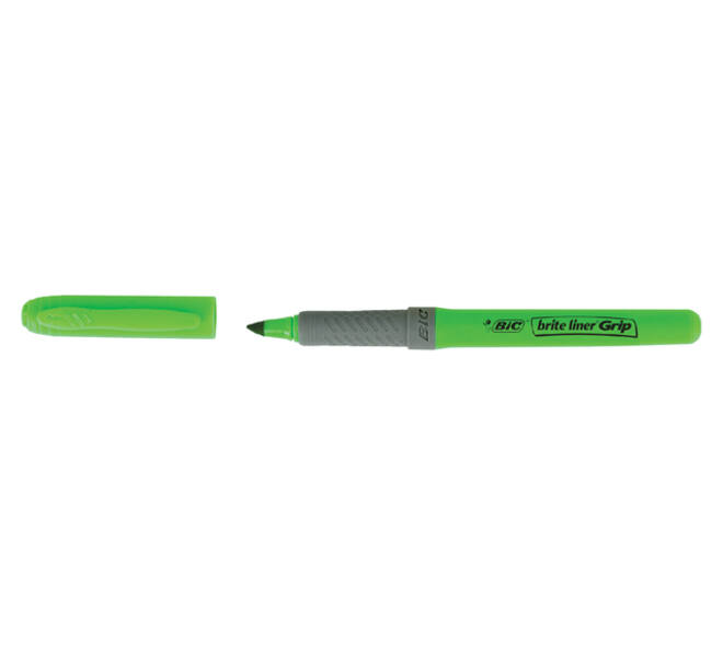 Markeerstift Bic grip assorti etui à 5 stuks