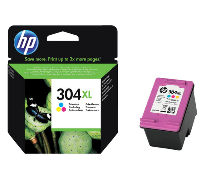 Inktcartridge HP N9K07AE 304XL kleur