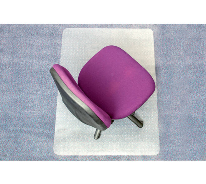 Stoelmat Floortex PVC 120x90cm voor zachte vloeren retailpak
