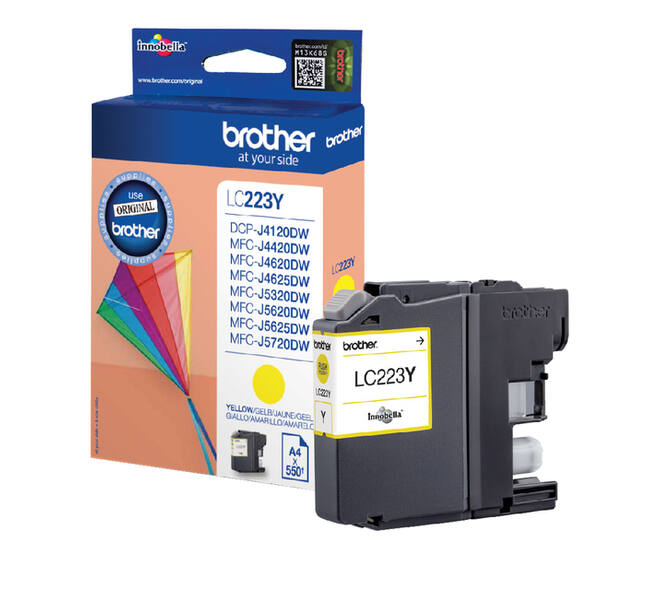 Inktcartridge Brother LC-223Y geel