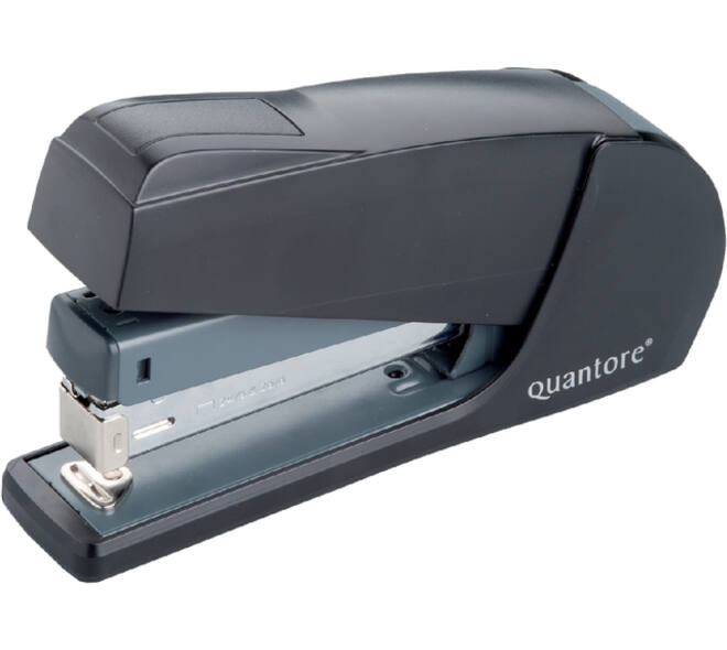 Nietmachine Quantore luxe fullstrip 20vel 24/6 zwart