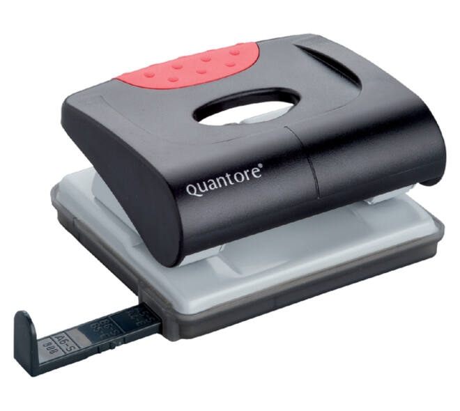 Perforator Quantore basis 2-gaats 20vel zwart