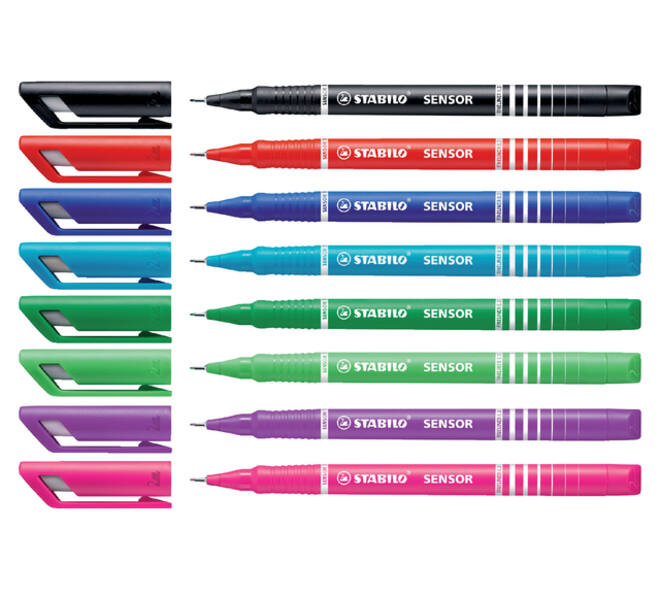 Fineliner STABILO Sensor 189/46 fijn zwart