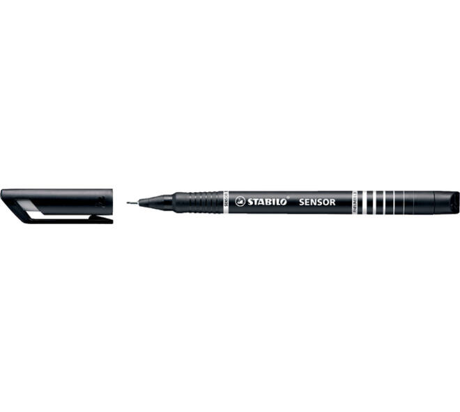 Fineliner STABILO Sensor 189/46 fijn zwart