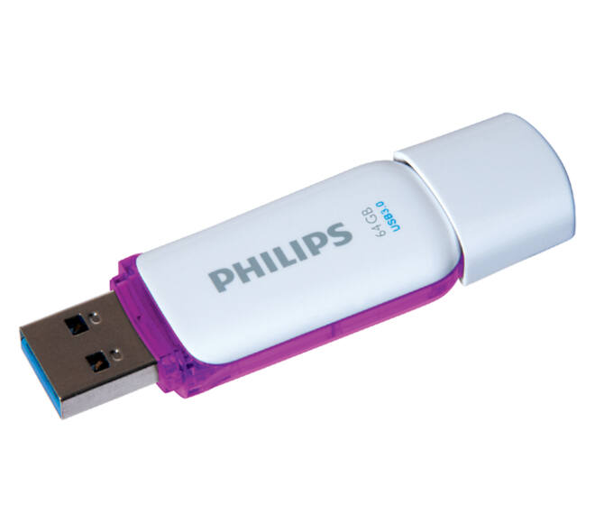 USB stick 3.0 Philips Snow USB-A 64GB paars