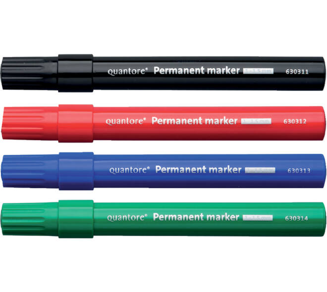 Permanent marker Quantore rond 1-1.5mm rood
