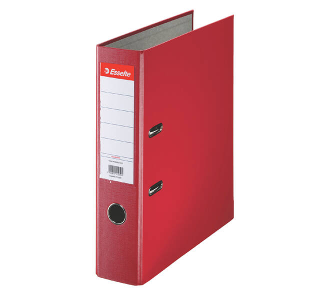 Ordner Esselte Essentials 75mm PP A4 rood
